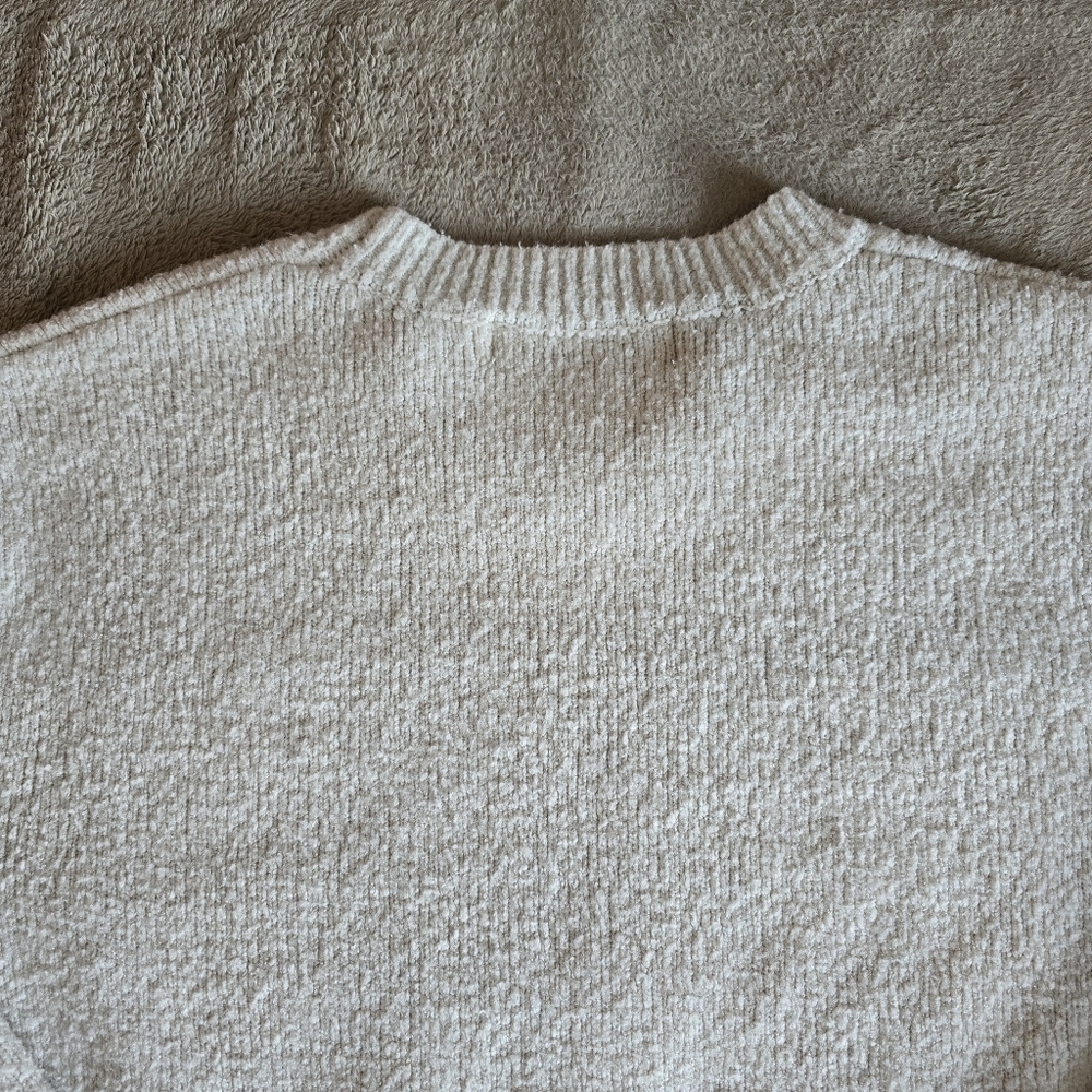 Okakie Textured Knit Relaxed Fit Sweater Size Small - Picture 9 of 13